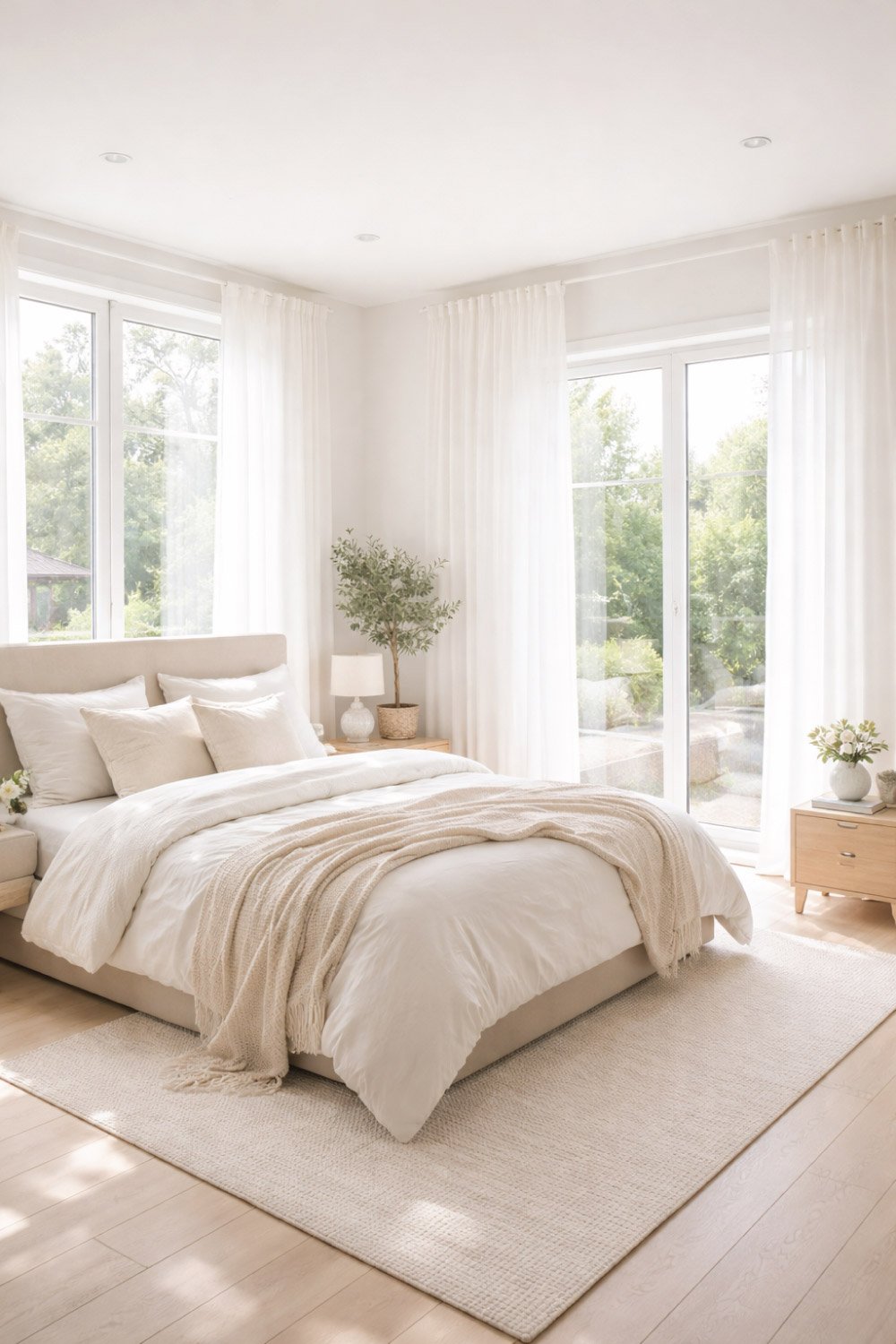 Natural Light Focused Bedroom degin