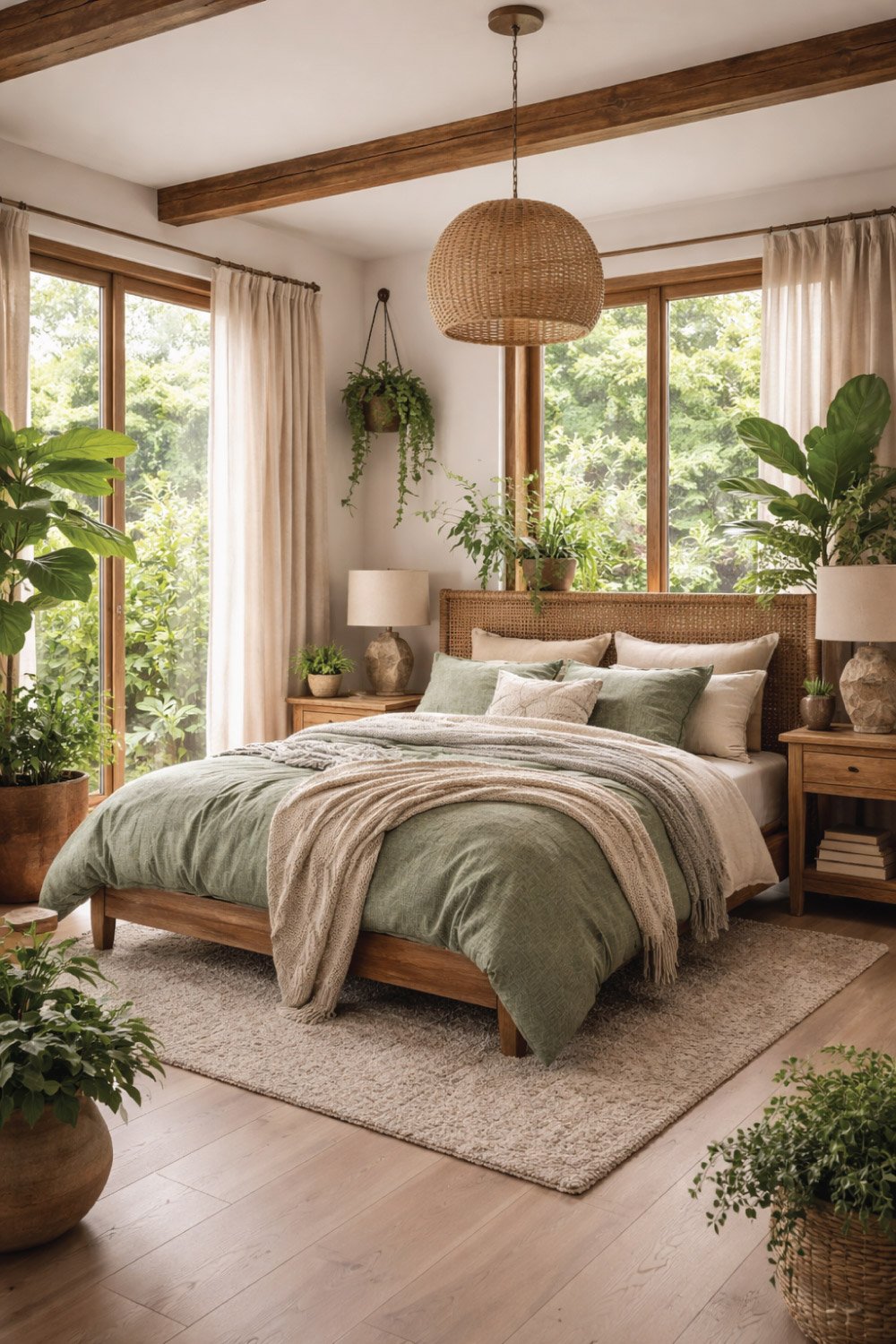 Nature-Inspired Master Bedroom DEGIN
