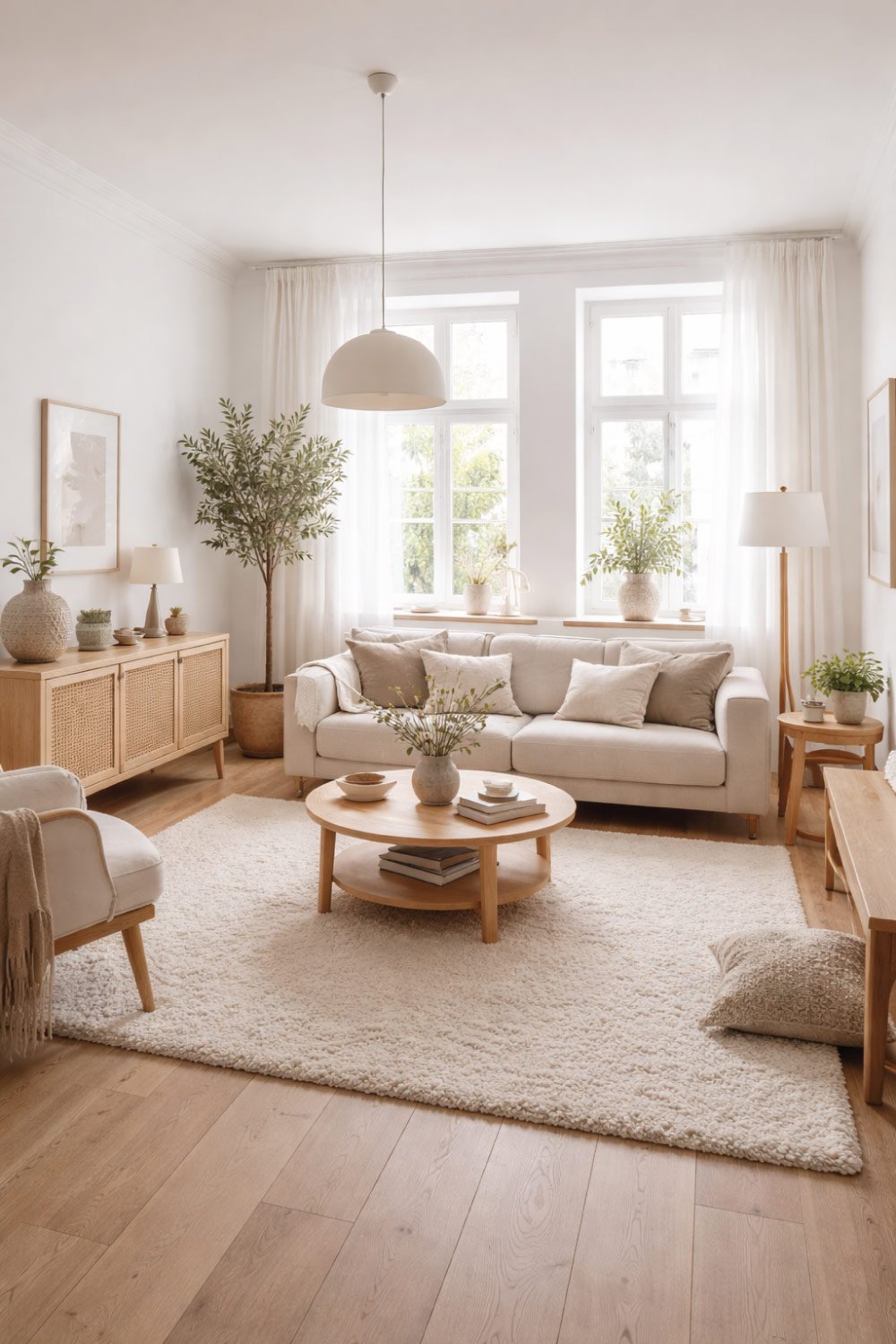 Scandinavian Apartment Living Room