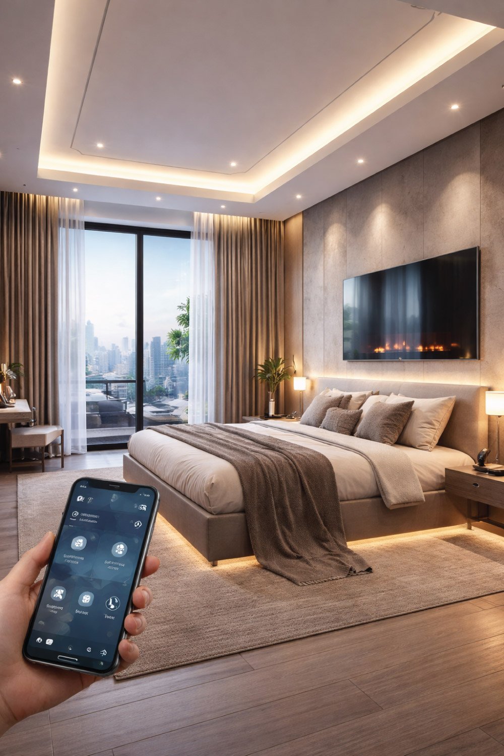 Smart Master Bedroom DEGIN