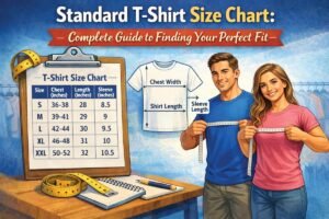 Standard T-Shirt Size Chart
