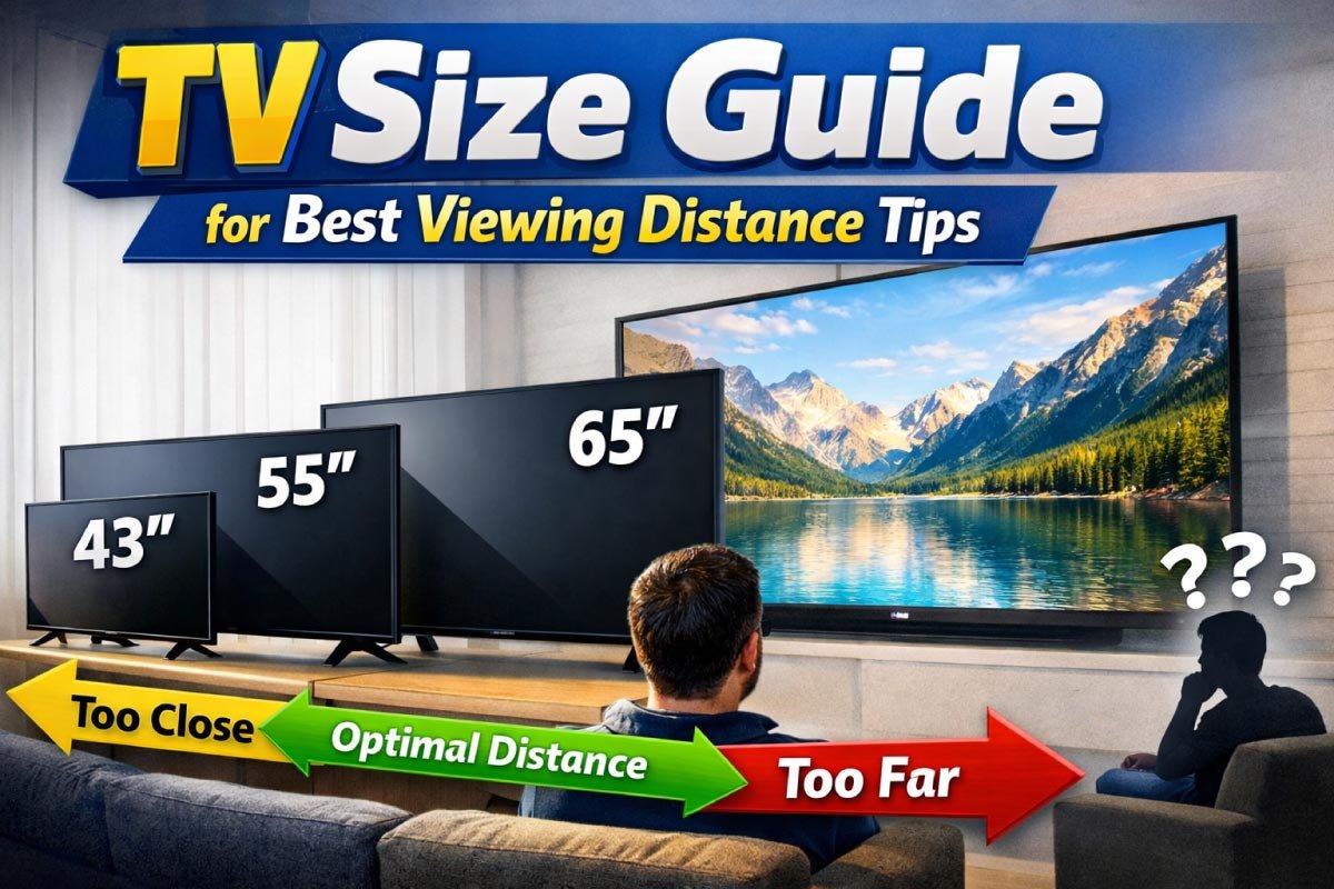 TV Size Guide for Best Viewing Distance Tips