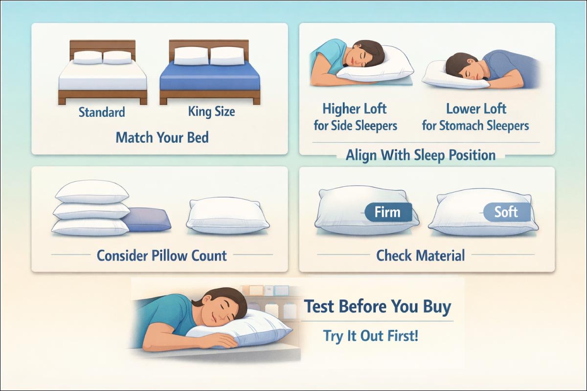 Tips for Choosing the Perfect Pillow Size
