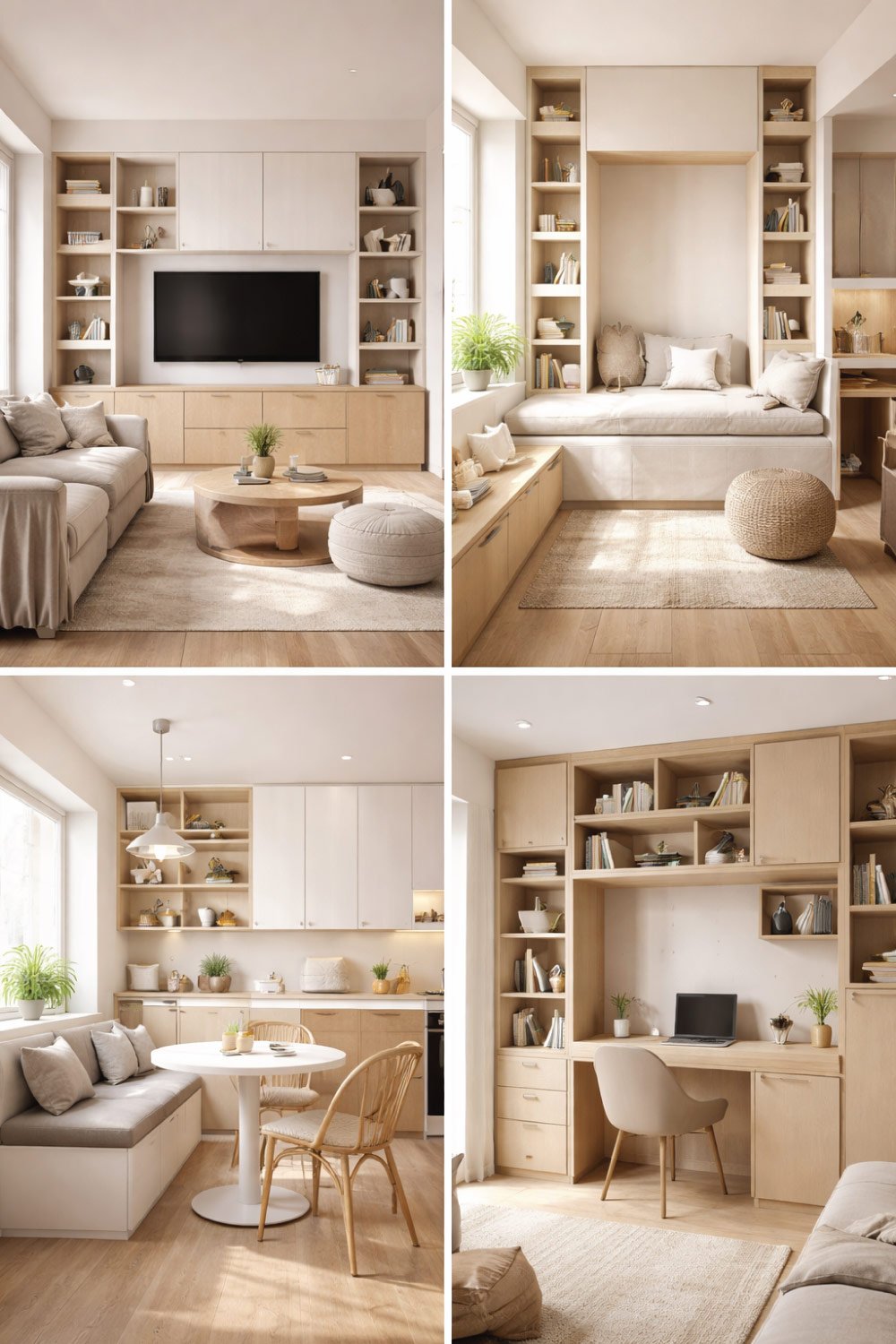 Use Built-In Furniture