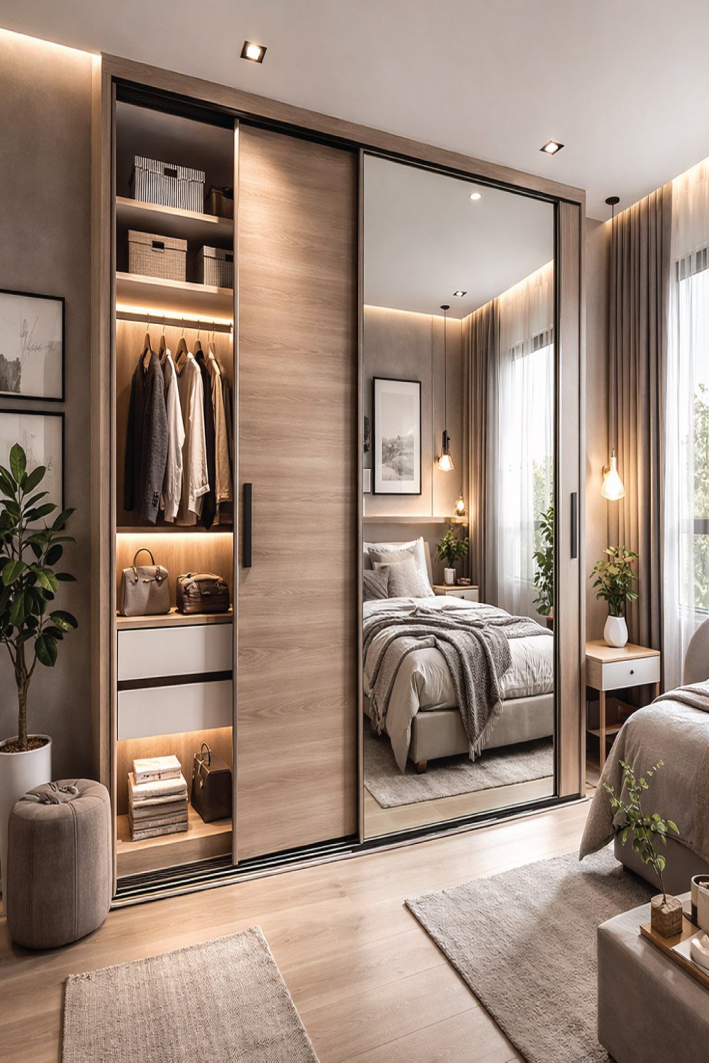 Use Sliding Closet Doors DEGIN