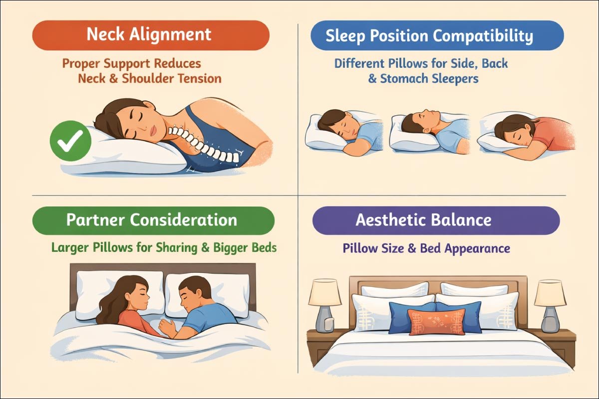 Why Pillow Size Matters for Sleep