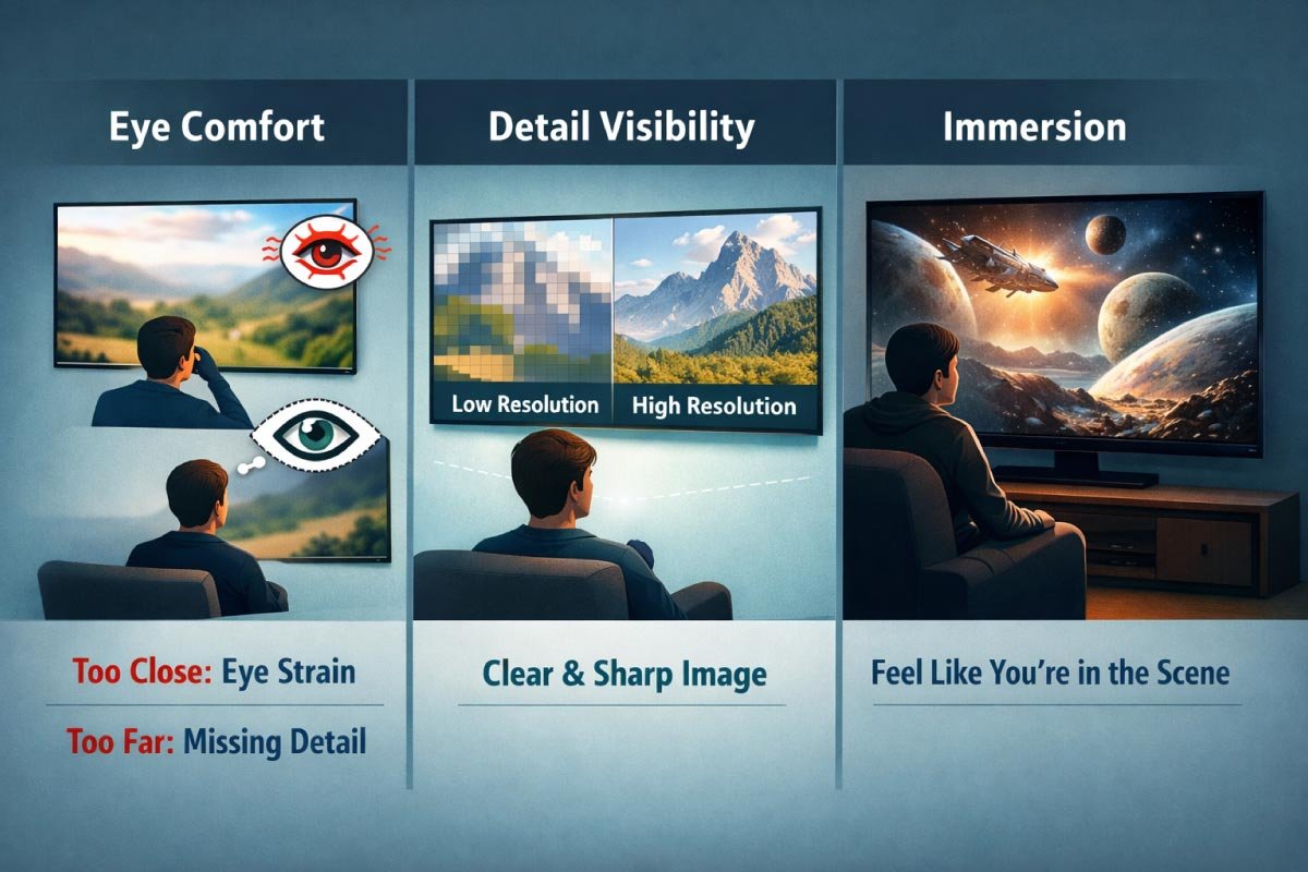 Why TV Size and Viewing Distance Matter