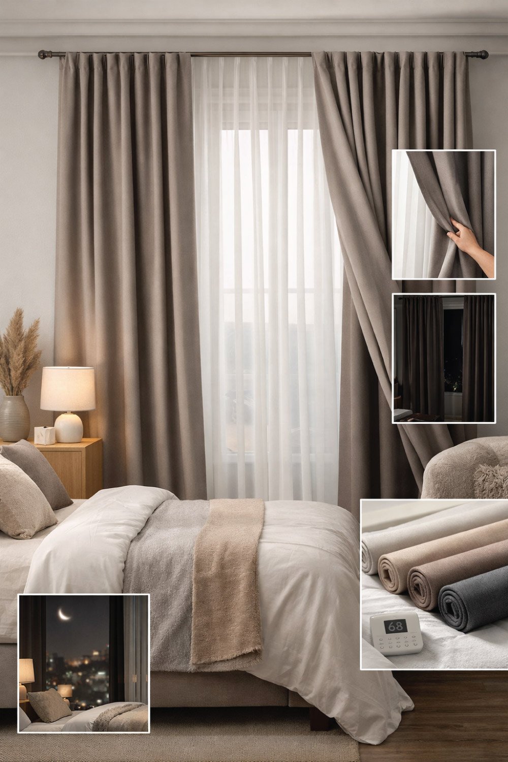 Blackout Curtains for Better Sleep degin