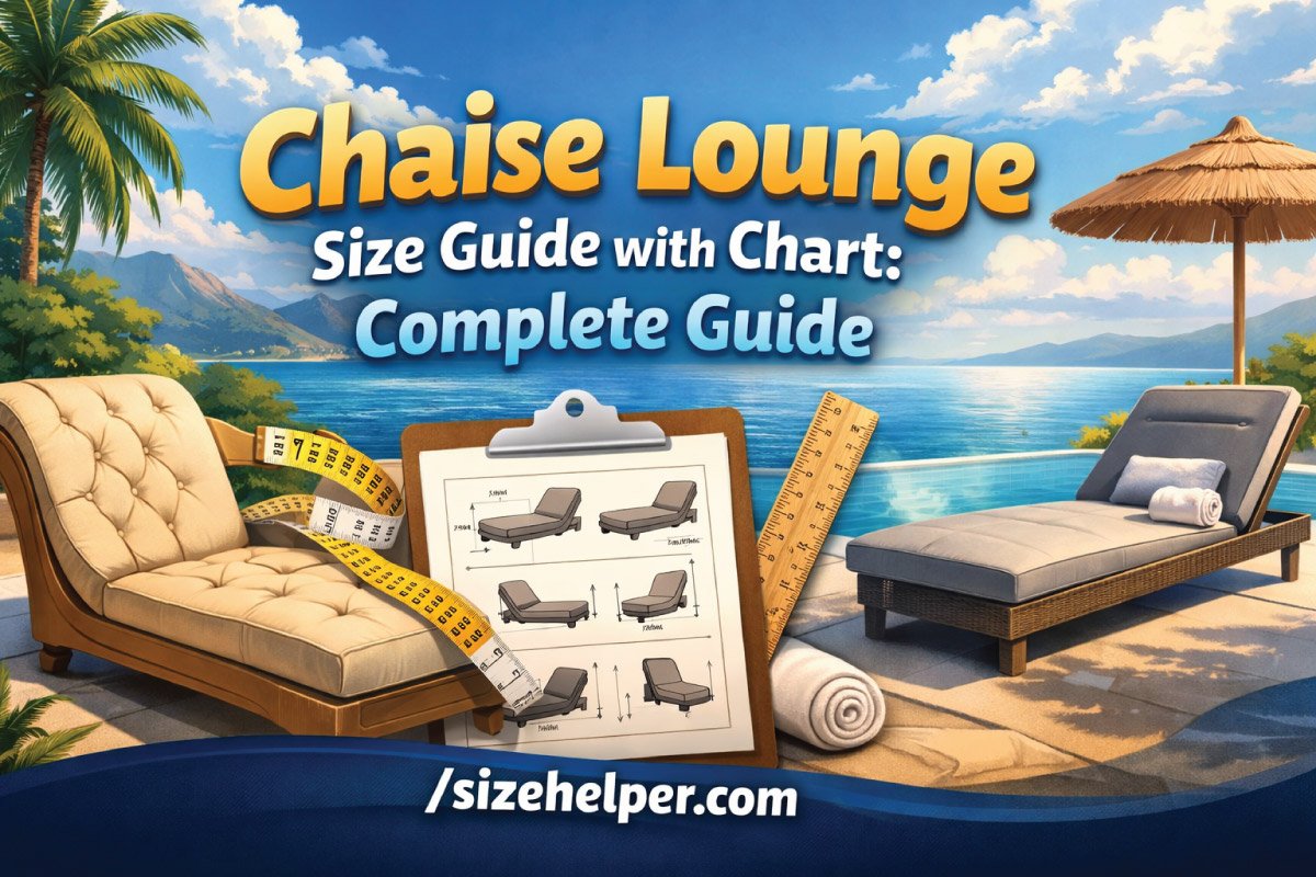 Chaise Lounge Size Guide with Chart: Complete Guide