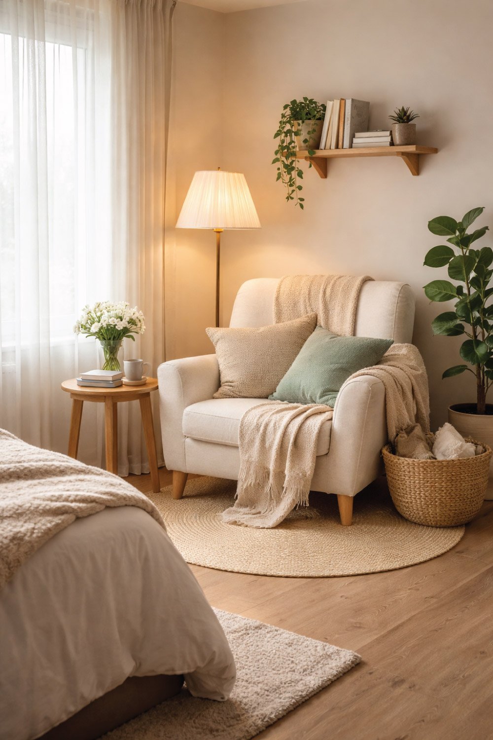 Cozy Reading Nook for Relaxation degin