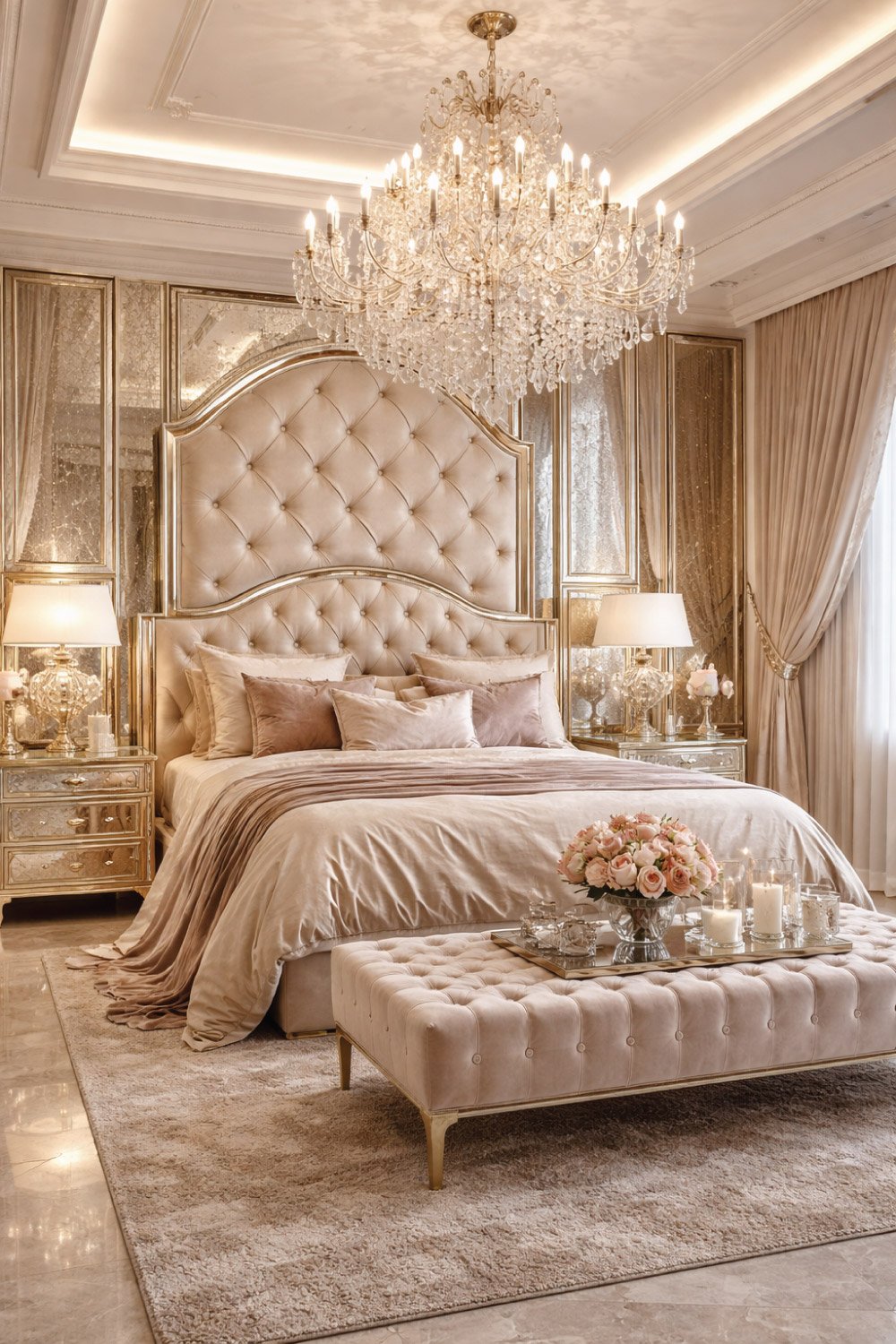 Glamorous Luxury Bedroom degin