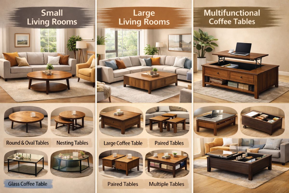 How Room Size Affects Coffee Table Selection