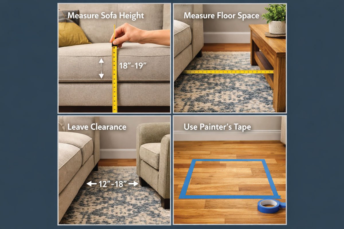 How to Measure Space for an Ottoman