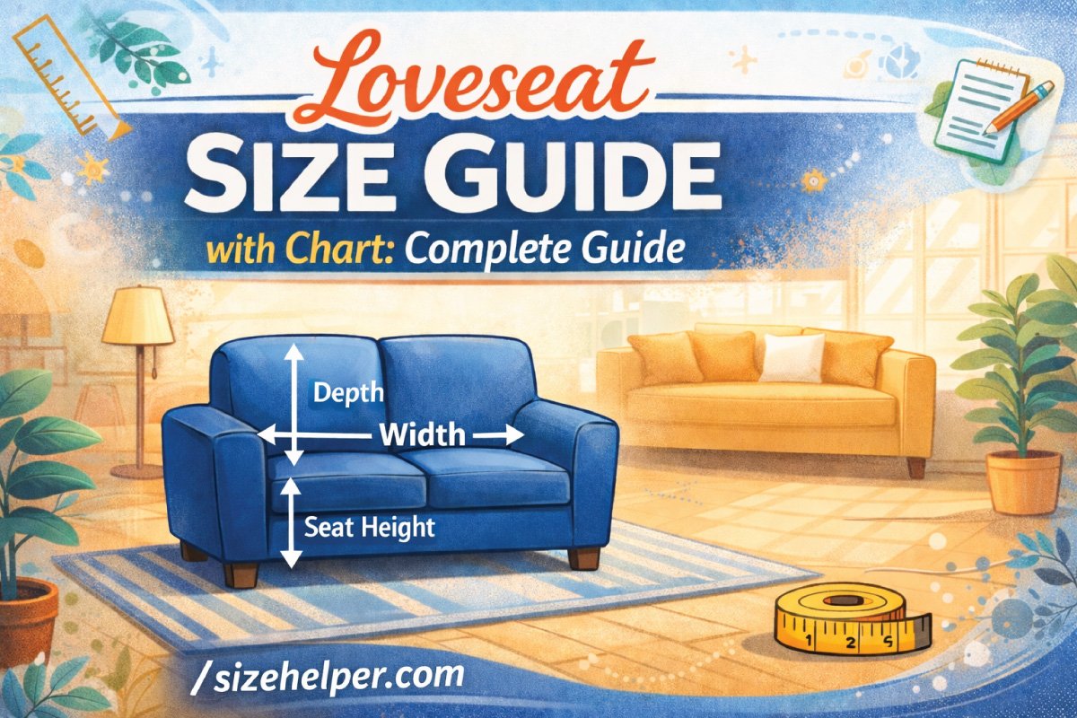 Loveseat Size Guide with Chart: Complete Guide