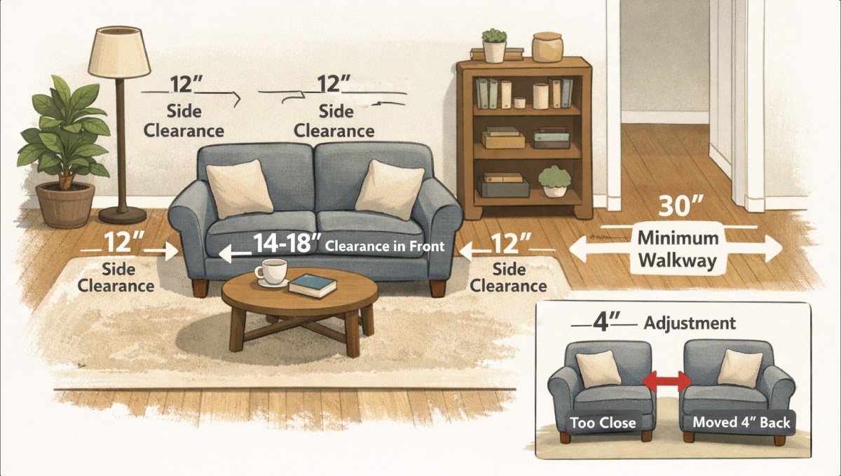 Loveseat Size and Room Flow: Why Inches Matter