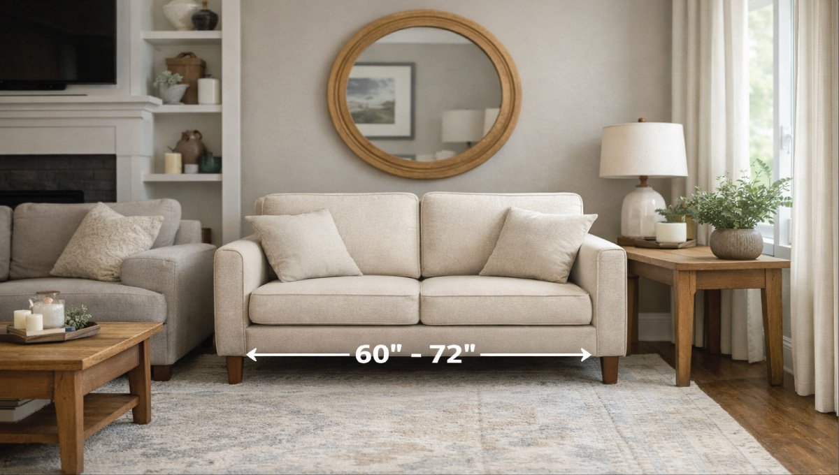 Loveseat Sizes by Room Type