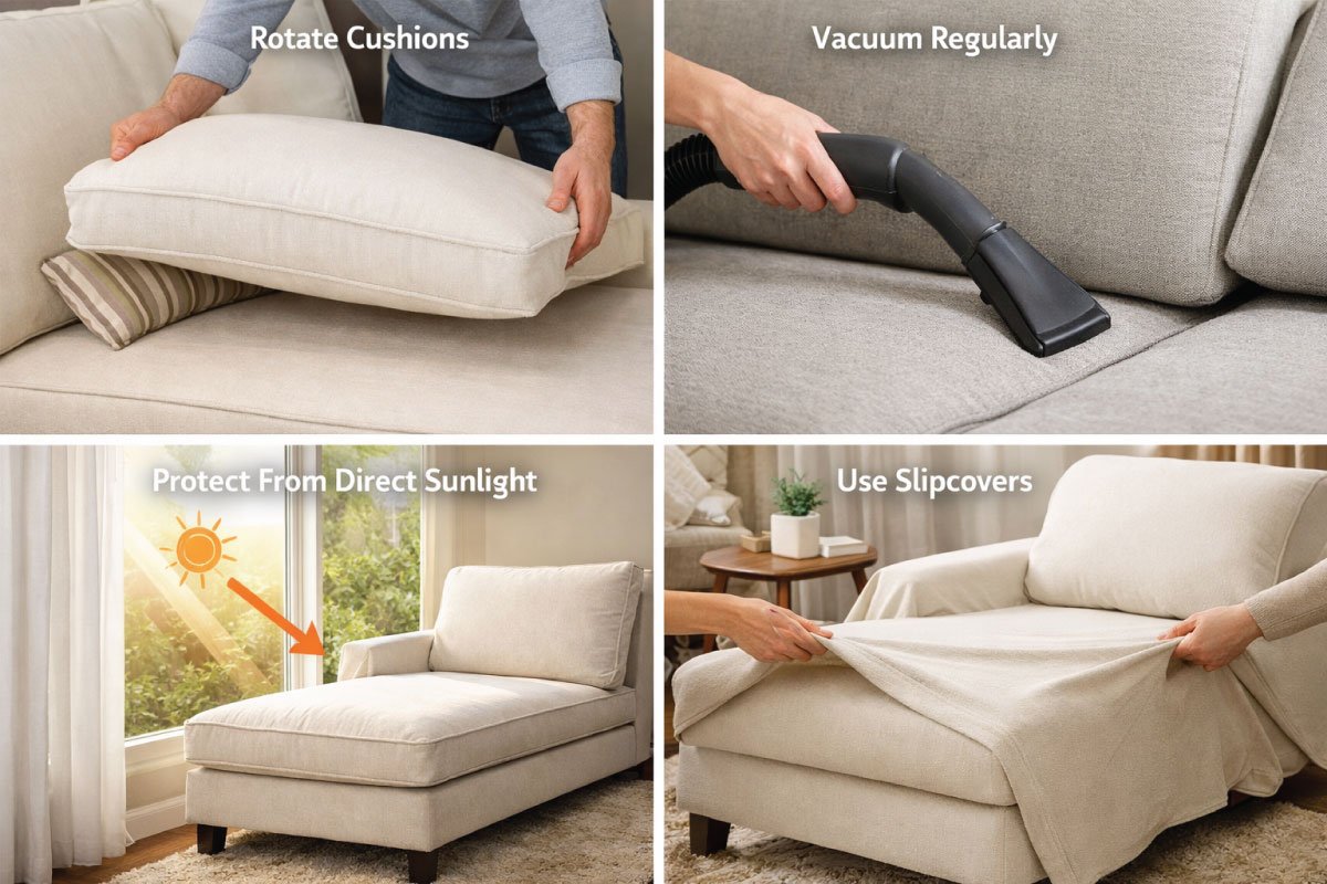 Maintenance Tips to Keep Your Chaise Lounge Looking New