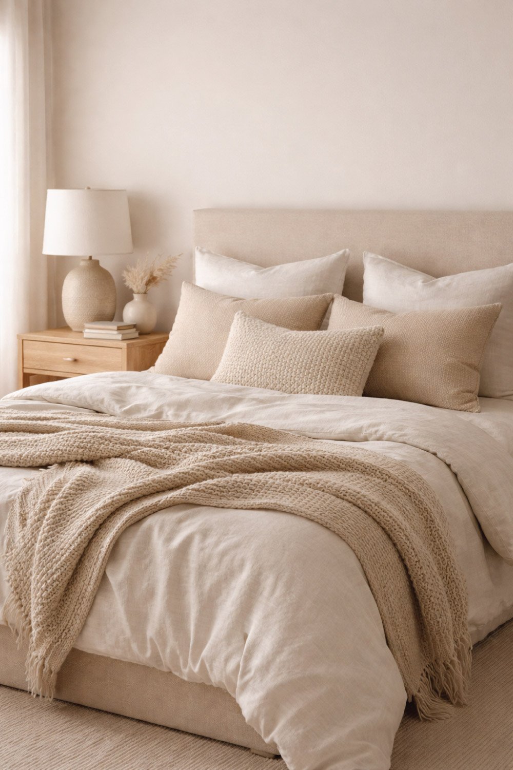 Neutral Bedding with Texture degin