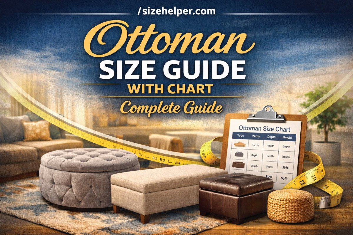 Ottoman Size Guide with Chart: Complete Guide