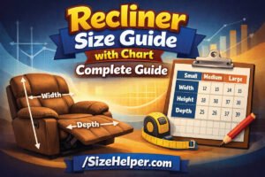 Recliner Size Guide with Chart: Complete Guide