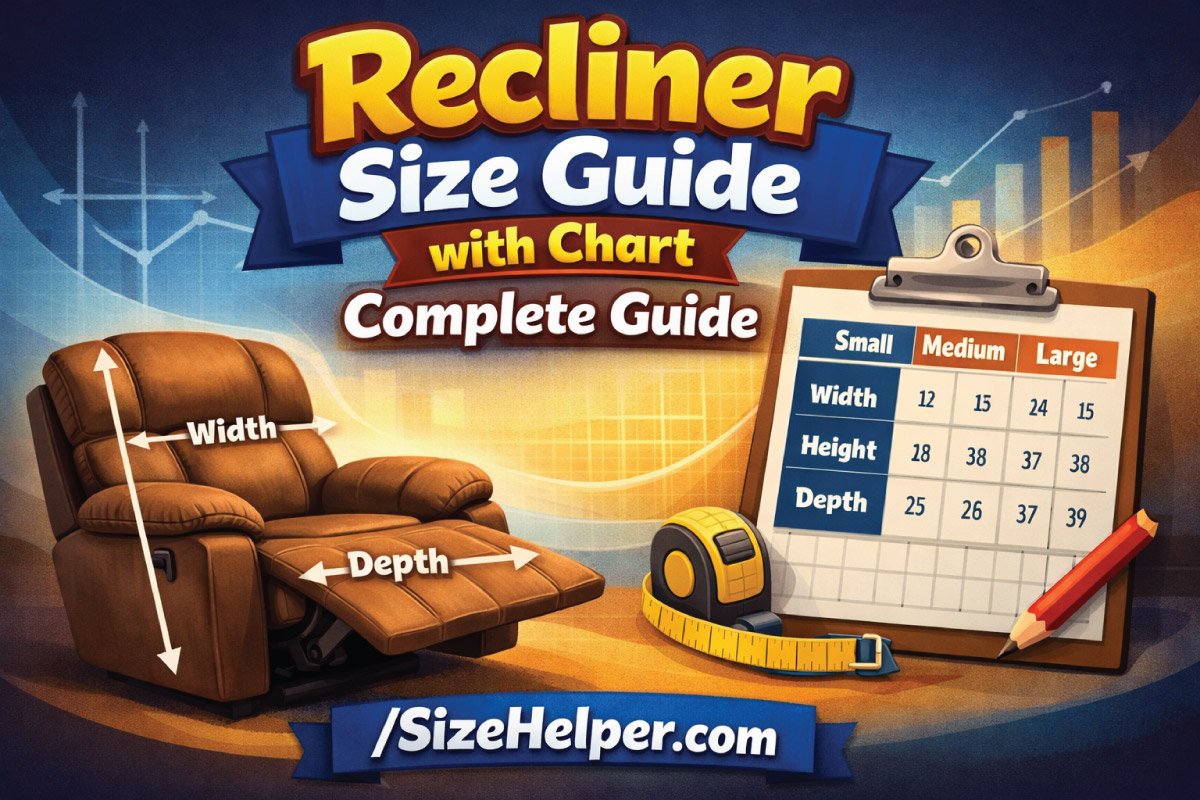 Recliner Size Guide with Chart: Complete Guide