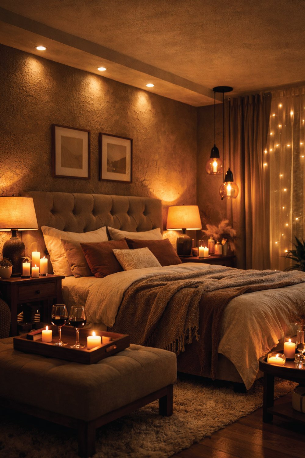 Romantic Lighting for Mood and Warmth degin