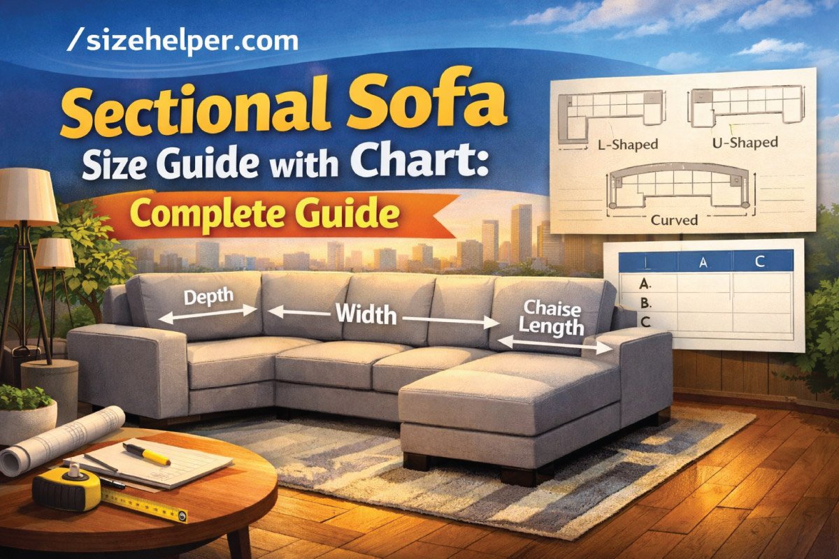 Sectional Sofa Size Guide with Chart: Complete Guide