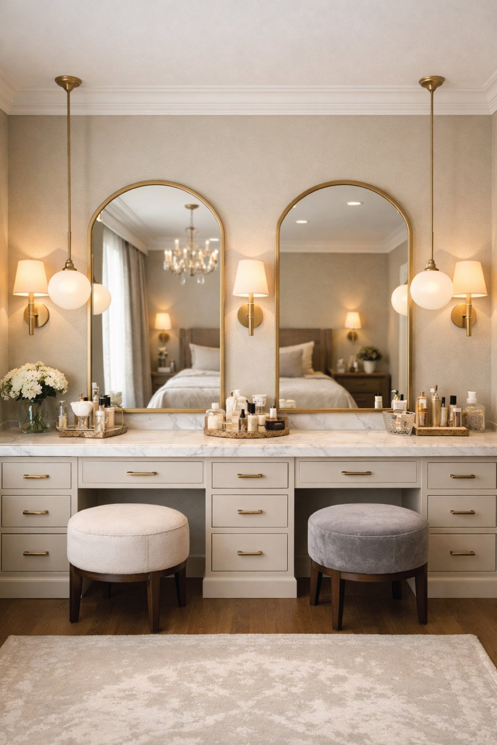 Shared Vanity or Dressing Area degin