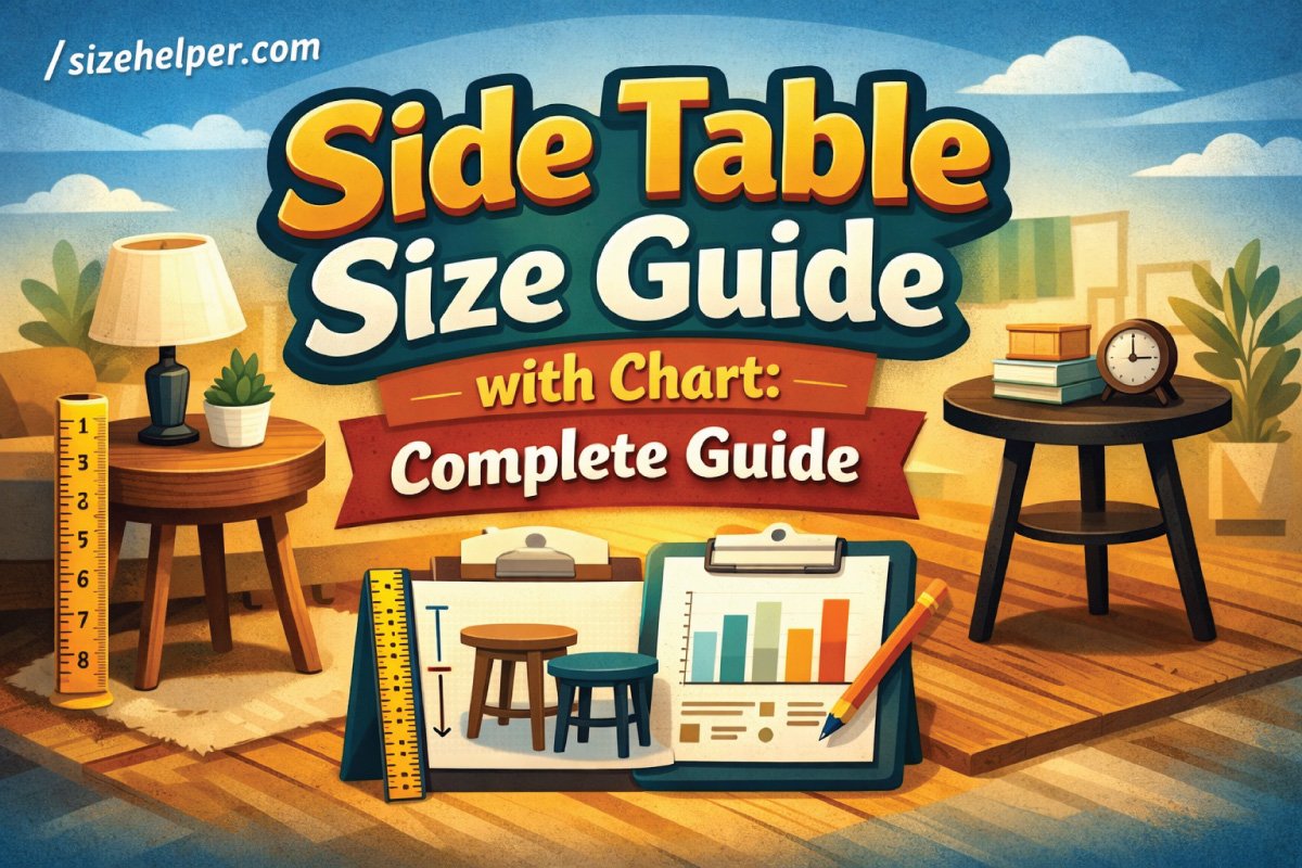 Side Table Size Guide with Chart: Complete Guide