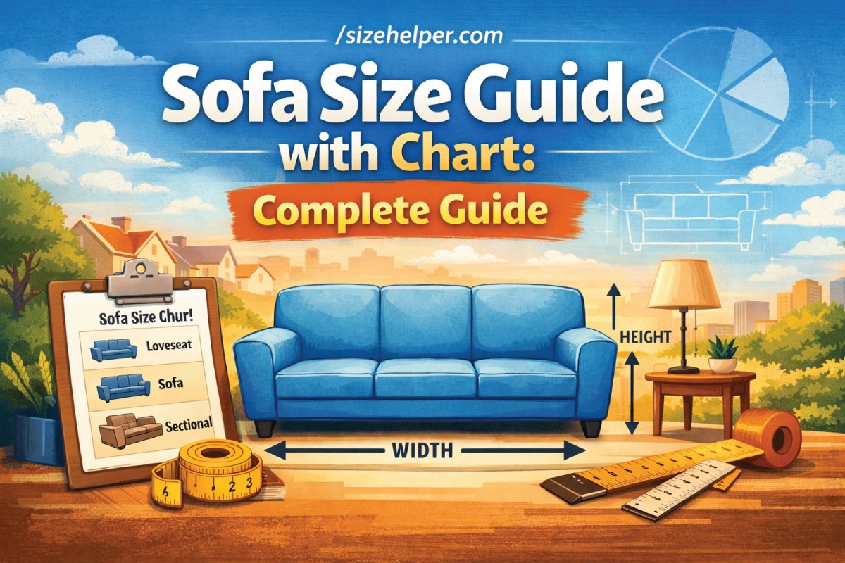 Sofa Size Guide with Chart: Complete Guide