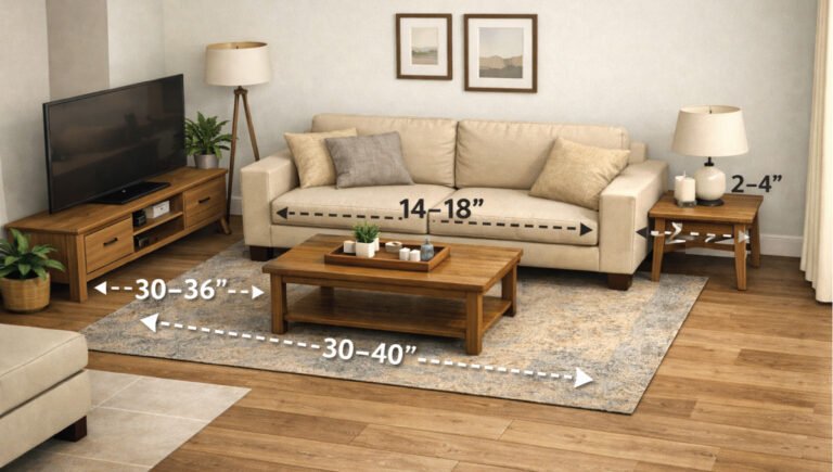 Sofa Size Guide with Chart: Complete Guide - Size Helper