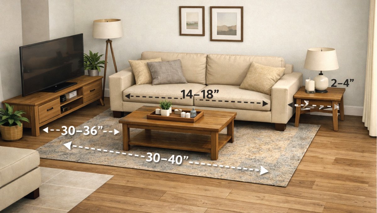 Sofa Size and Layout: Planning the Whole Room