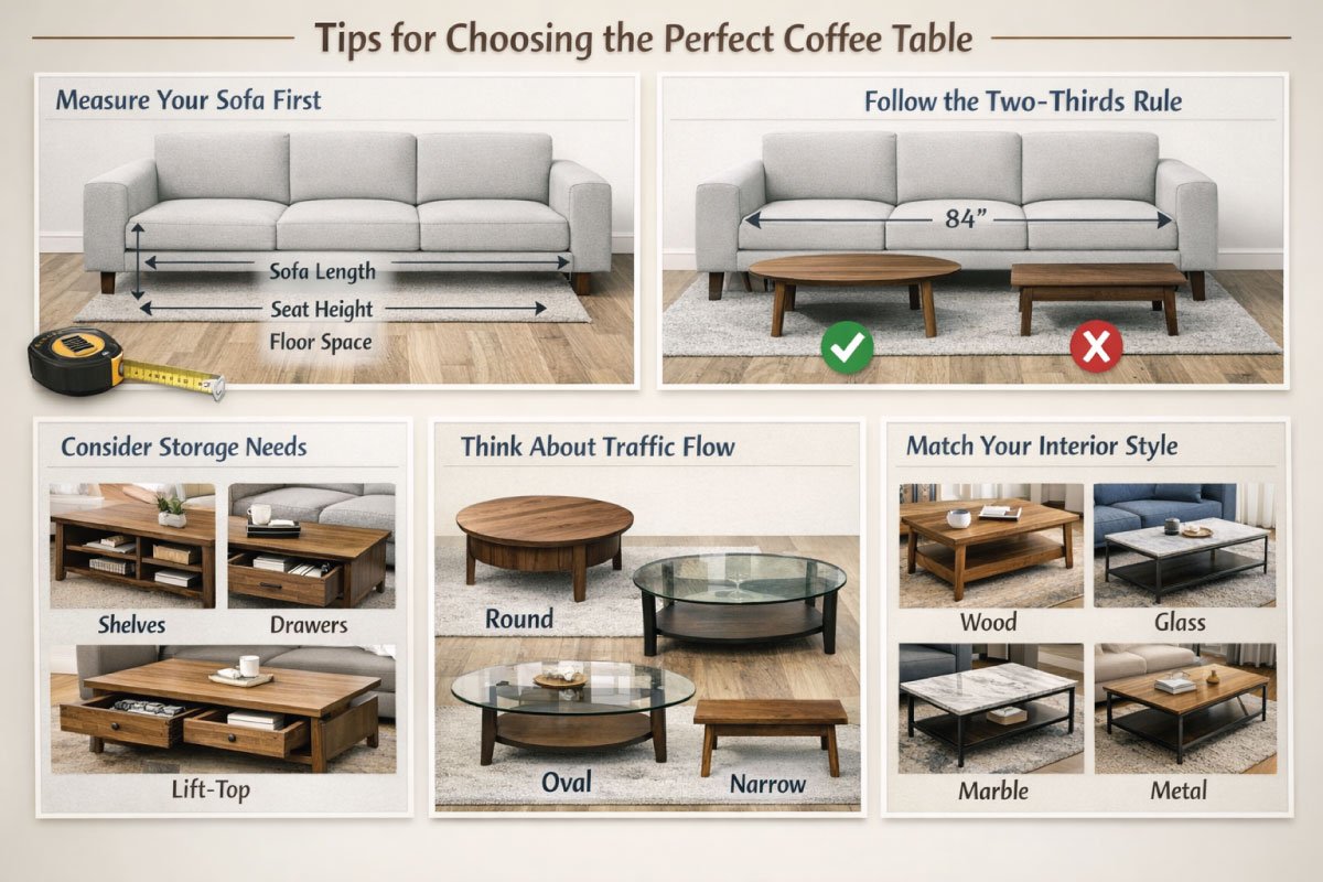 Tips for Choosing the Perfect Coffee Table