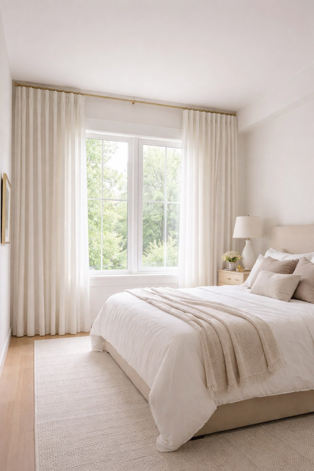 Use Curtains to Add Height degin