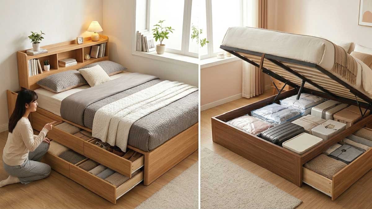 18 Hidden Storage Beds for Small Bedrooms You’ll Love
