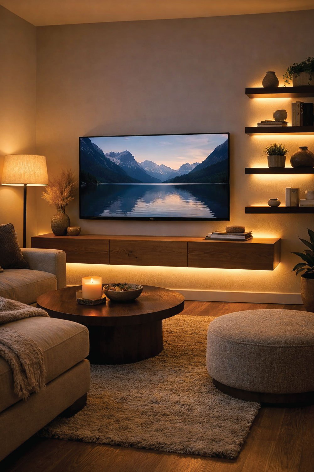 Add LED Strip Lighting for Subtle Ambience