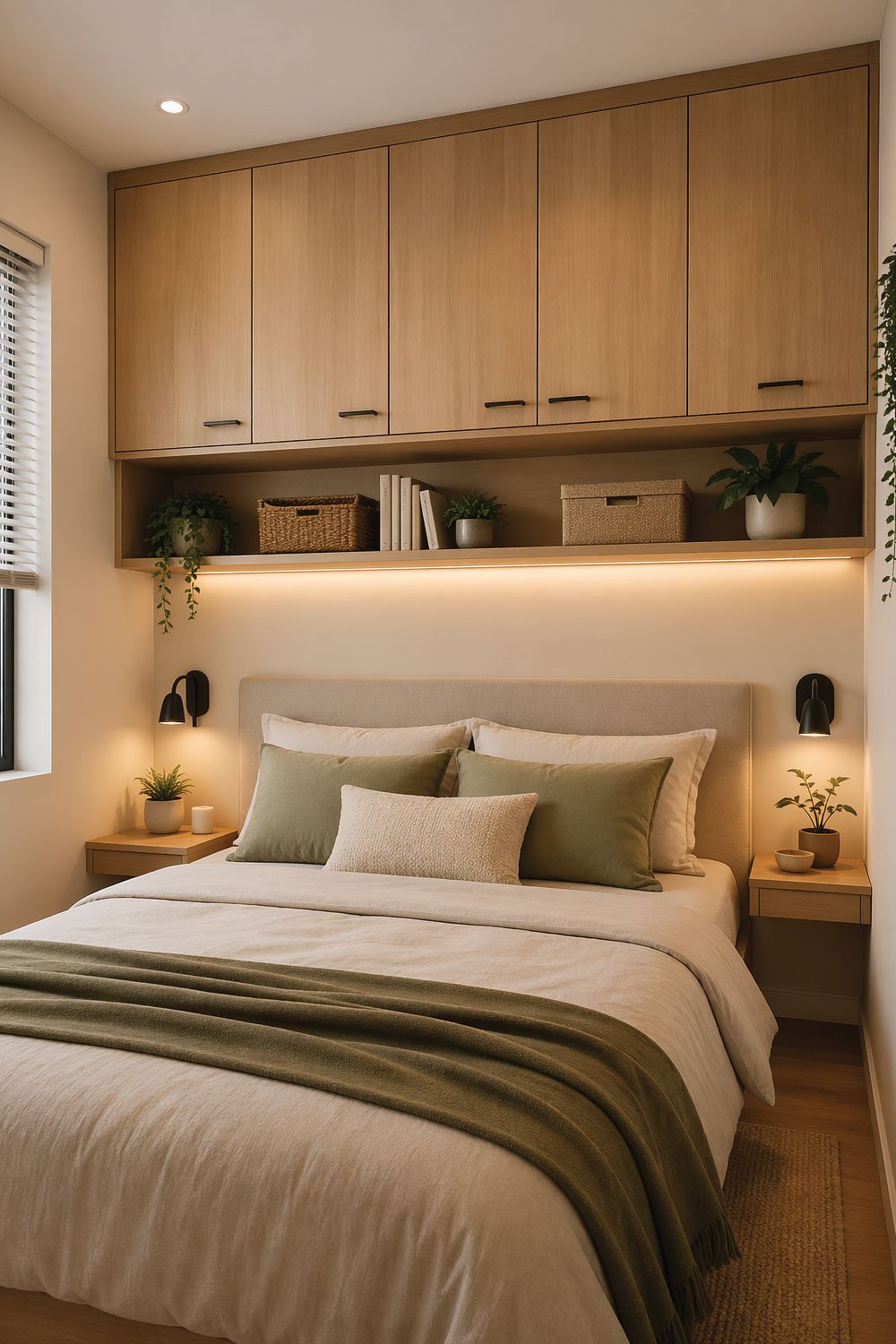 Add Storage Above the Bed