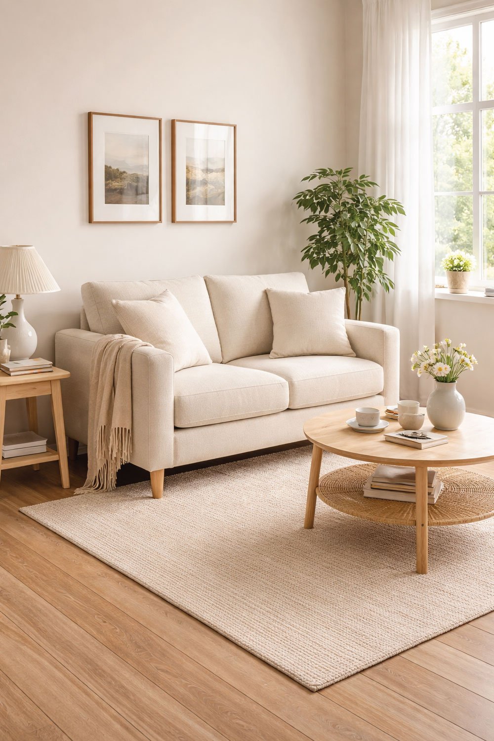 Apartment-Size Loveseat Sofa