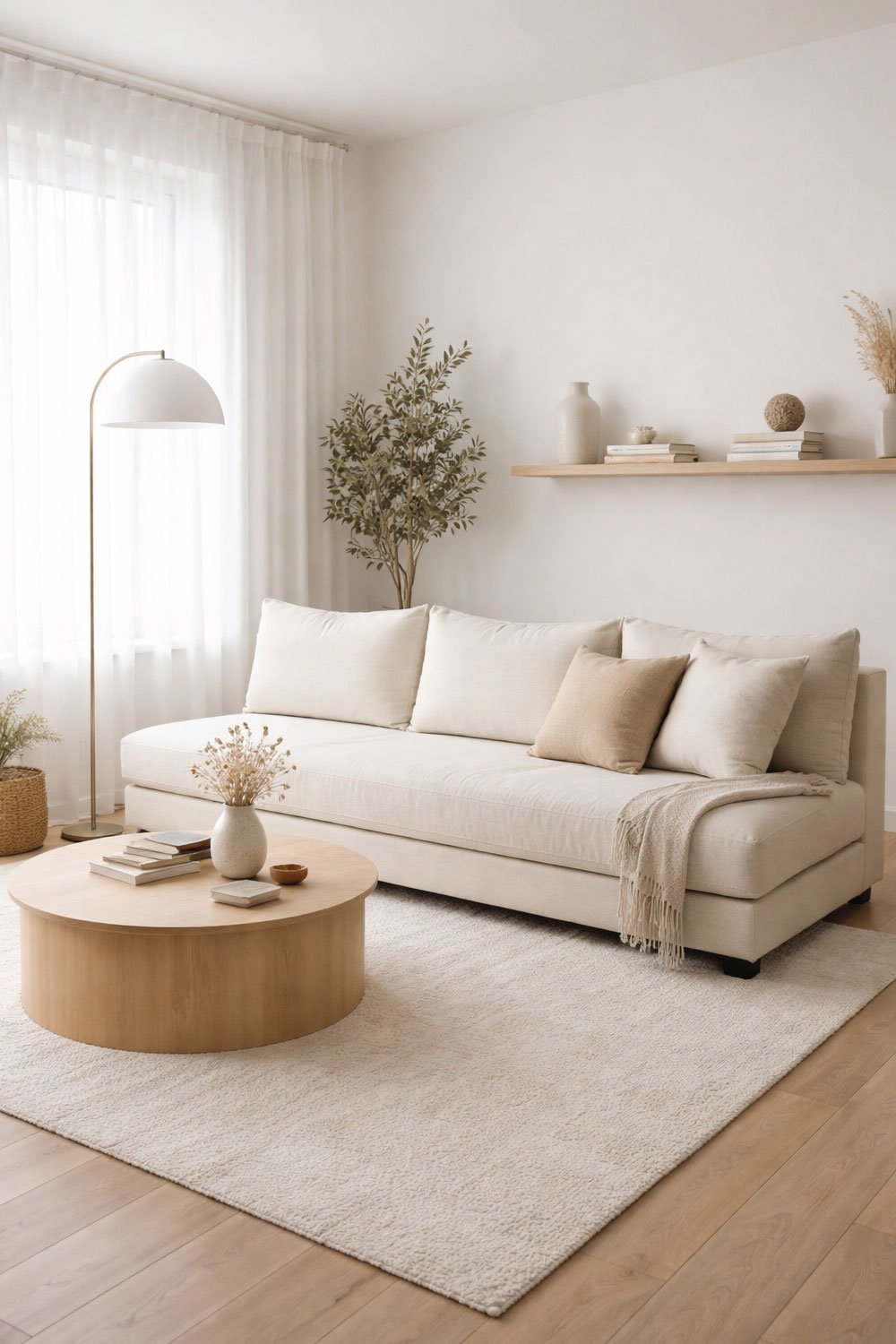 Armless Minimalist Sofa