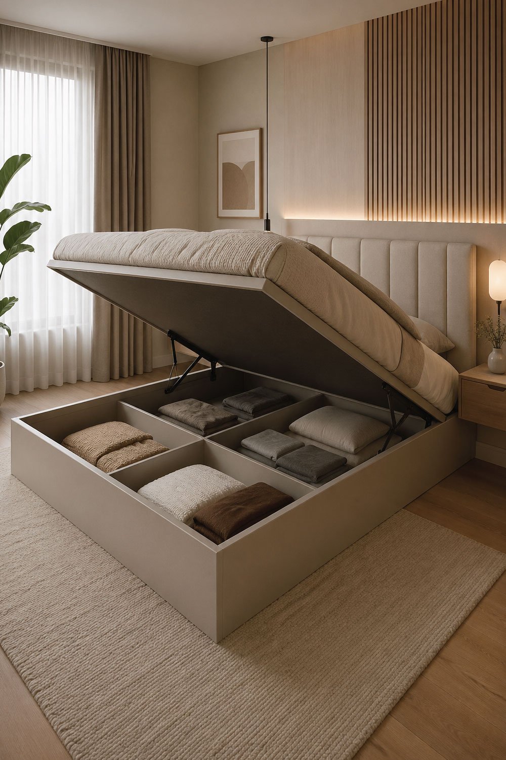 Box Storage Bed