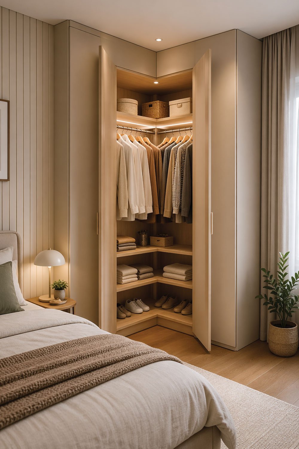 Corner Closets