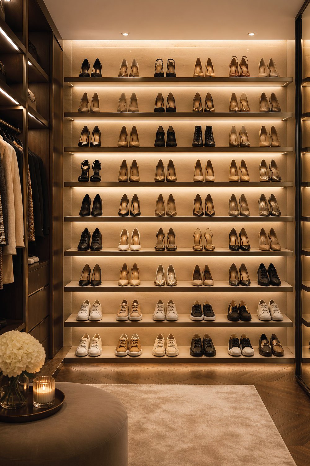 Create a Shoe Wall Display
