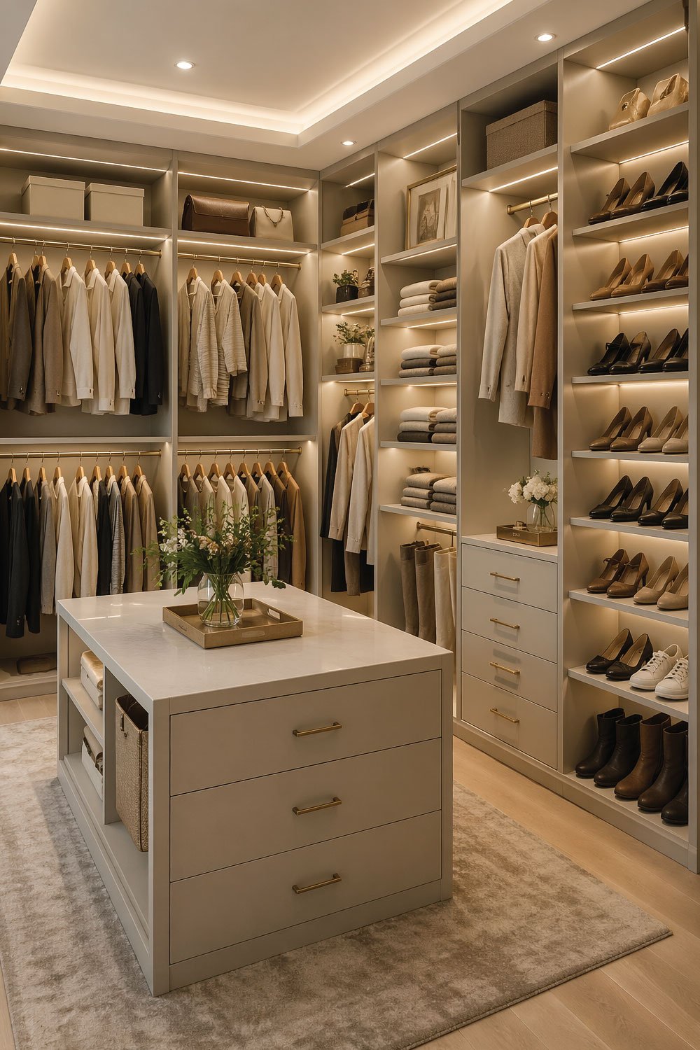 Customized Closet Layout