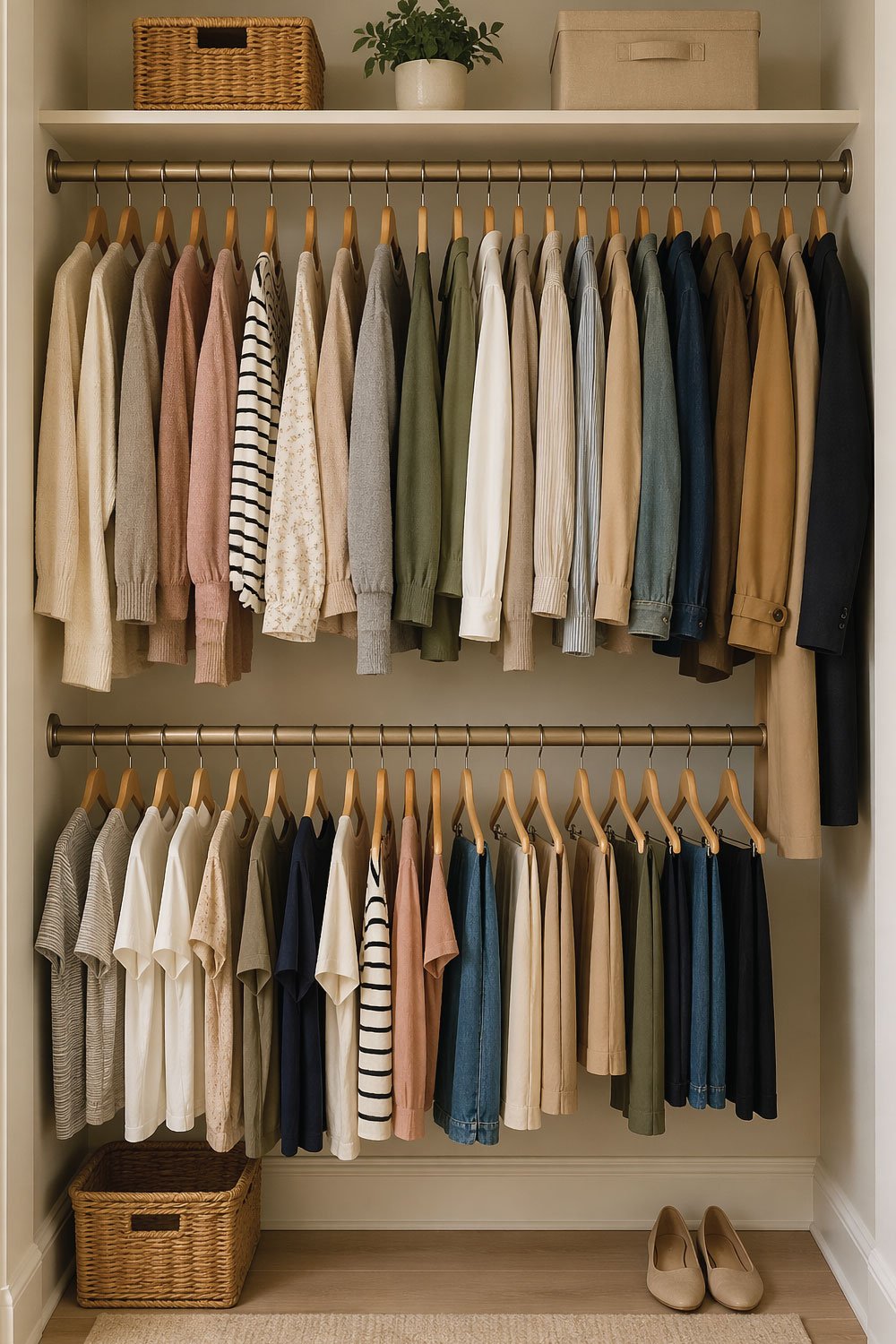 Double Hanging Rods