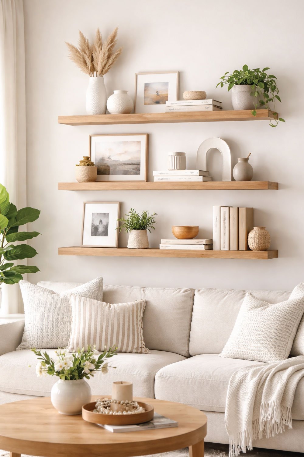 Floating Shelves — Airy & Stylish