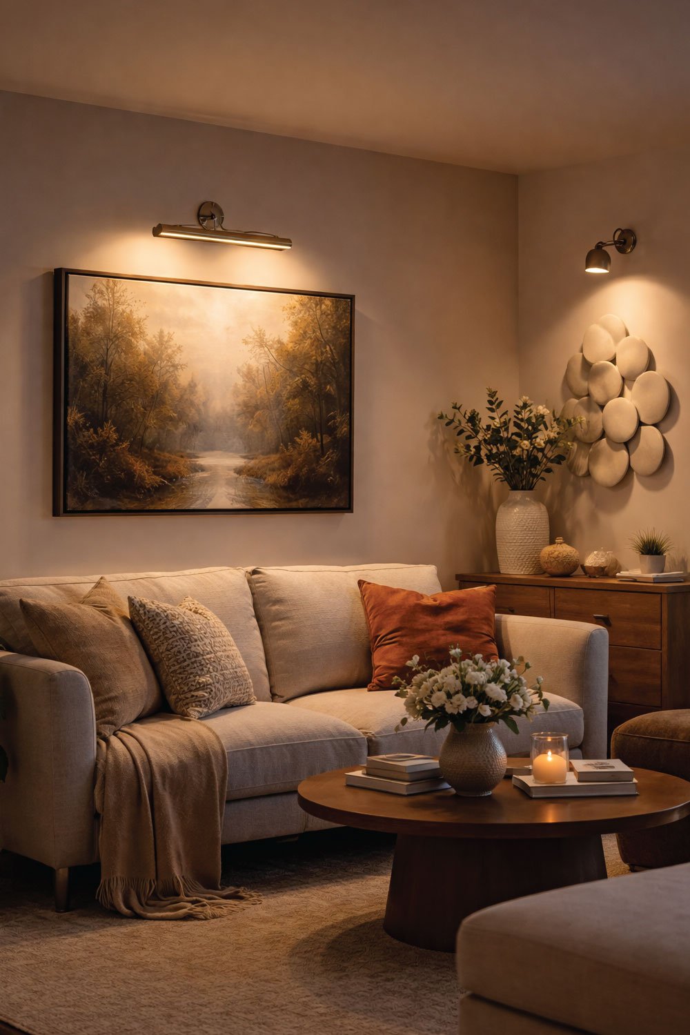 Highlight Artwork or Décor with Accent Lighting