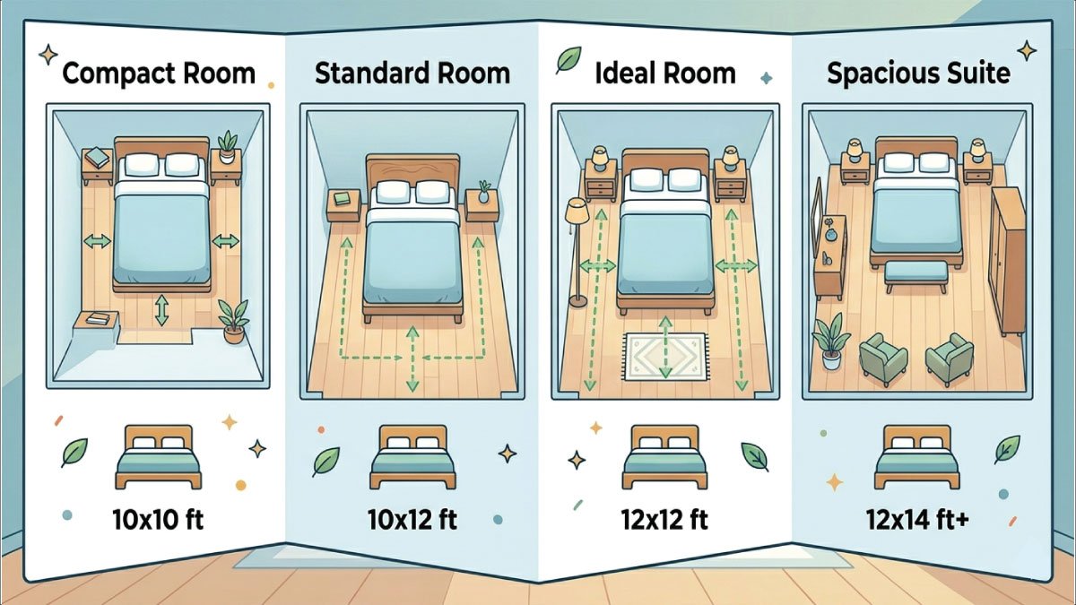 How Much Space Do You Need for a Queen Bed? Room Size Guide