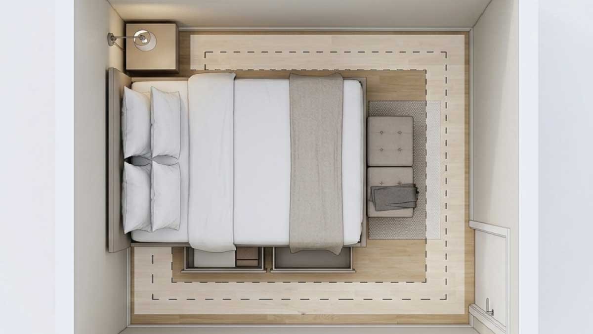 How to Fit a Queen Bed in a Small Room