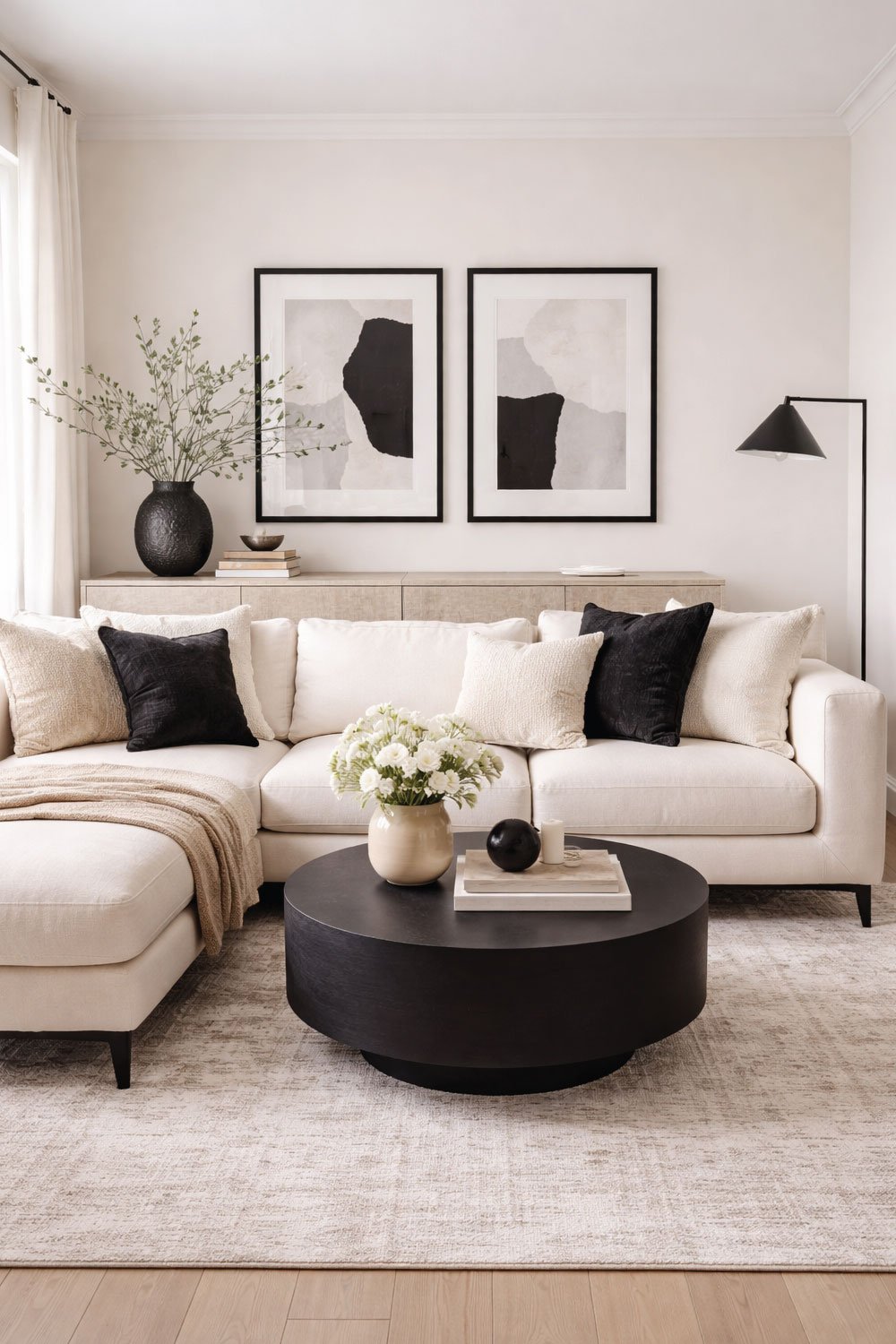 Introduce a Touch of Black for Contrast