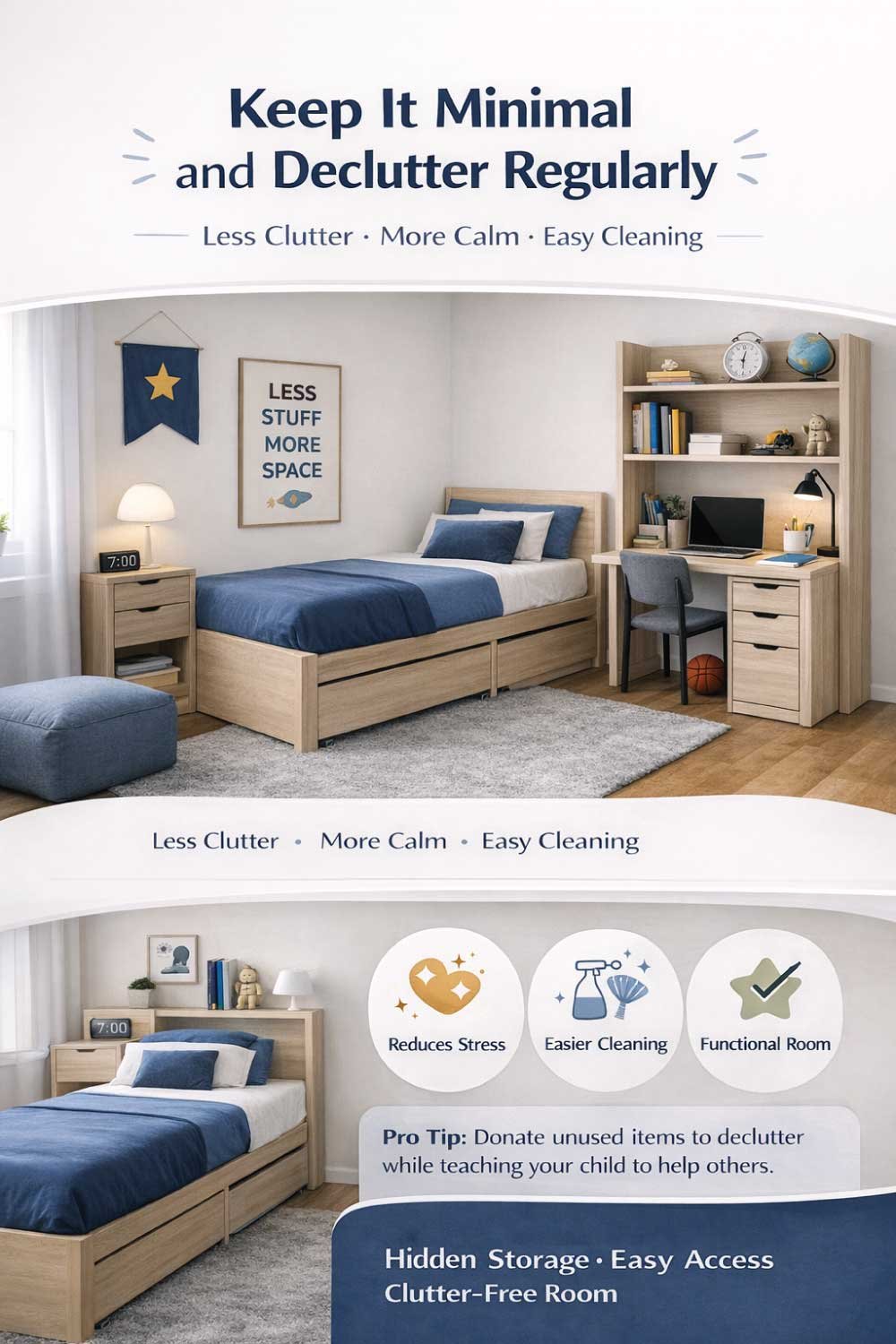 Keep It Minimal and Declutter Regularly